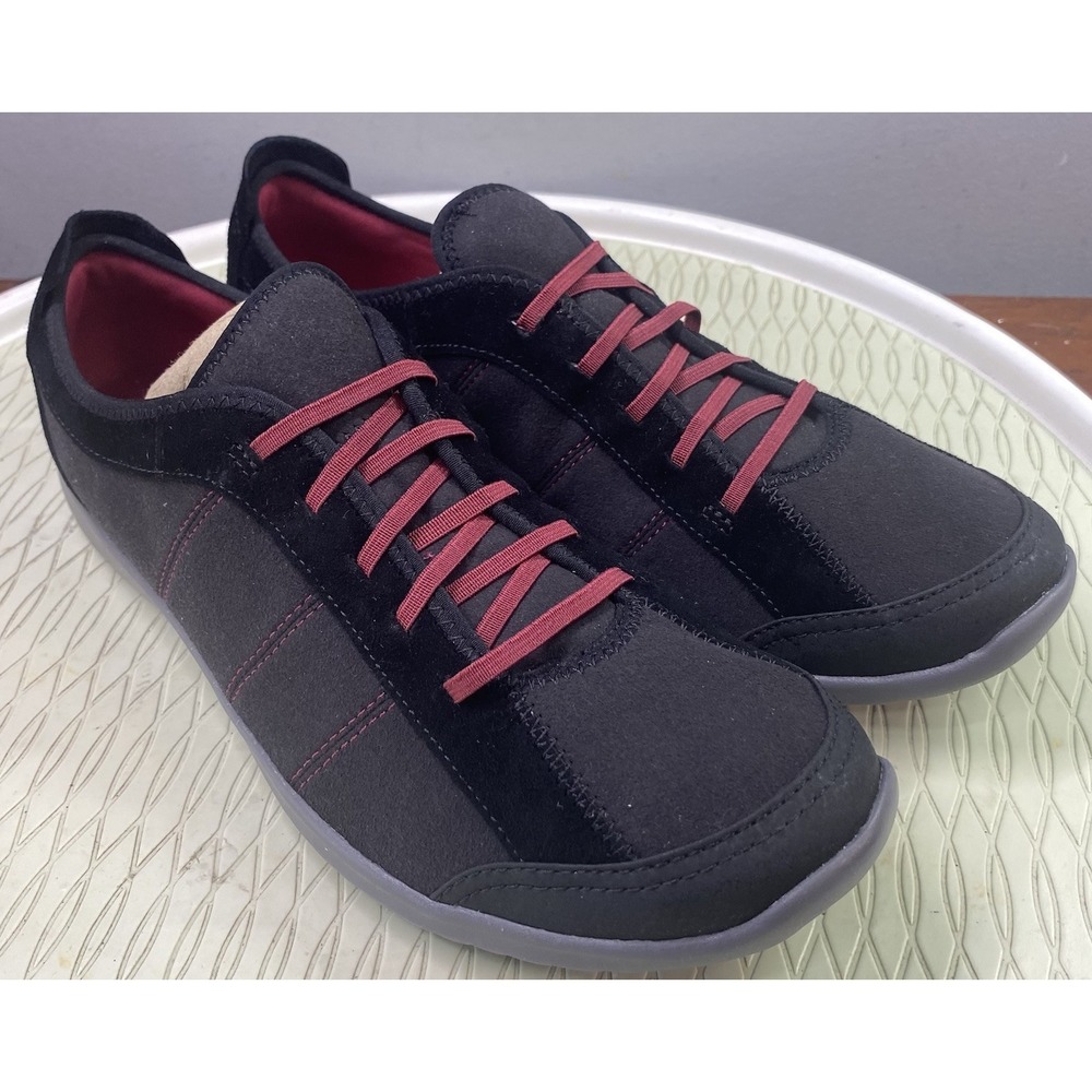 Clarks Charron Twine Womens Black Synthetic Lifestyle Sneaker Shoes Sz. 10M‎ NWB